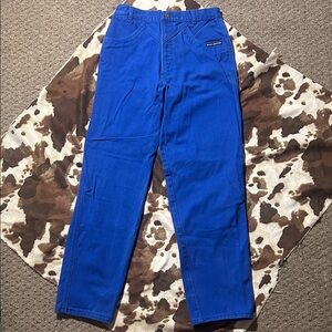 Rocky Mountain Cobalt Blue Straight Leg Jeans 26/30